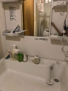 洗面水漏れ修理