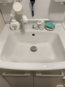 洗面パイプ交換