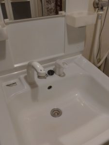 洗面の水漏れ