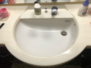 洗面の水漏れ