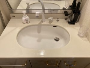洗面蛇口の水漏れ